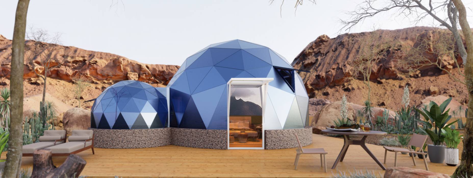 吴桥县球形智能光伏玻璃星空房